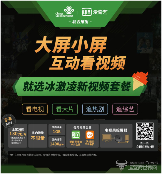 广东联通新冰激凌新视频套餐